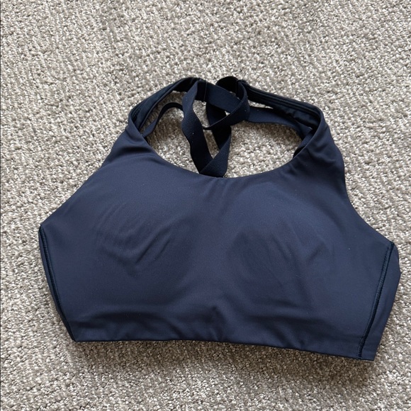 lululemon athletica Women's 36C like new Dark Blue Sports Bra - Picture 2 of 2